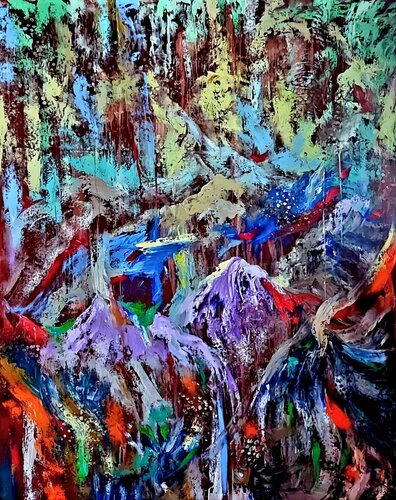 Unspoken Dialogue by Margarita Akhmetgaleeva, Painting for Sale on Singulart