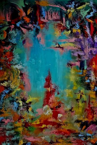 Equinox Resonance by Margarita Akhmetgaleeva, Painting for Sale on Singulart