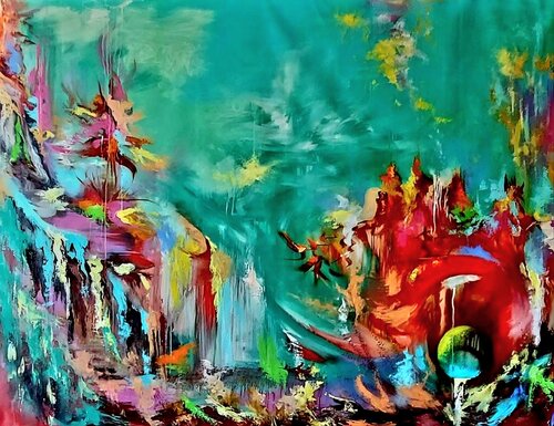 Beyond the Horizon of Dreams by Margarita Akhmetgaleeva, 絵画 for Sale on Singulart