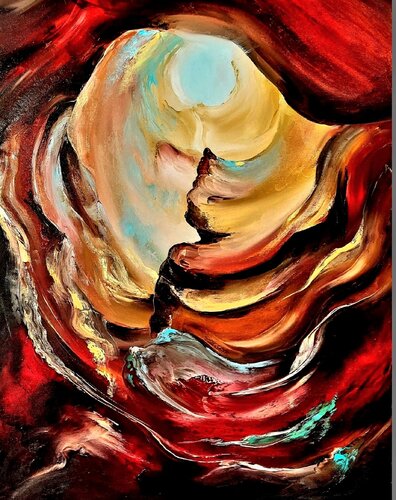 The Path to Light par Margarita Akhmetgaleeva, Peinture en vente sur Singulart