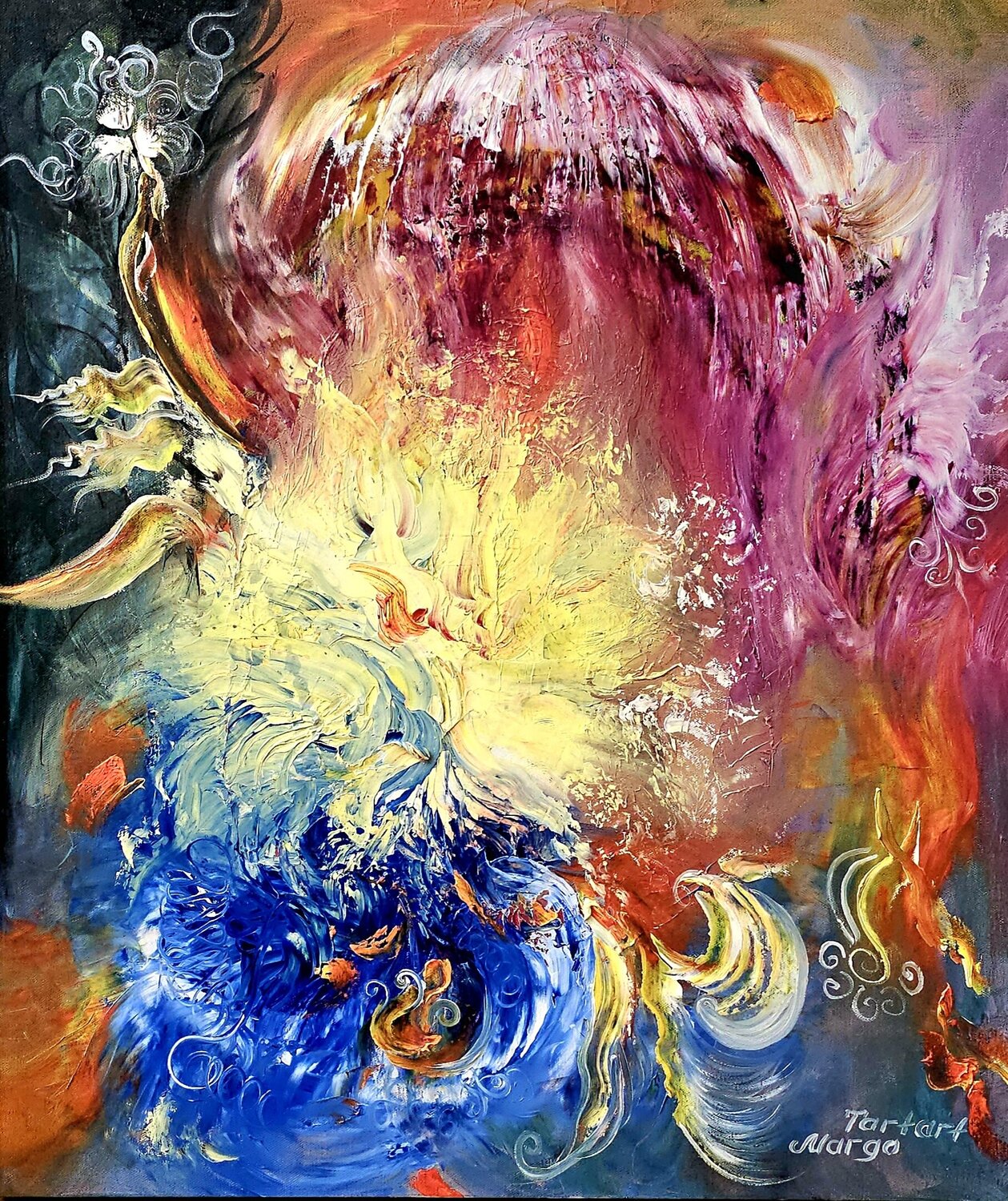 Synthesis of Passion Margarita Akhmetgaleeva Originalgemälde zu verkaufen