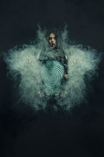 Miroir II- Dibond + Caisse américaine von Cédric Brion, Fotografie kaufen auf Singulart