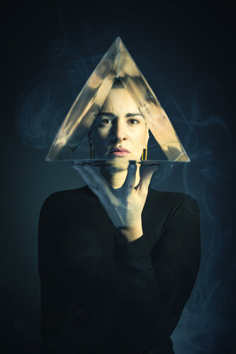 Triangle II - Tirage Fine-Art sur Dibond + Caisse Américaine de Cédric Brion, Fotografía a la venta en Singulart