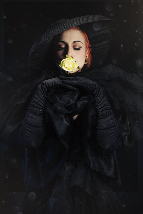 The Woman with the rose Cédric Brion