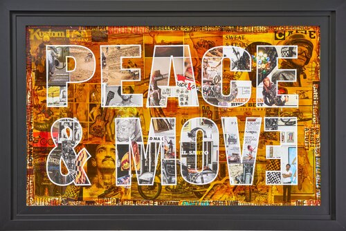 PEACE & MOVE von Xavi Castel, Malerei kaufen auf Singulart