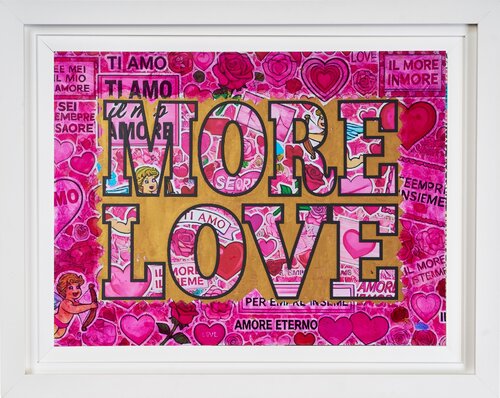 MORE LOVE II van Xavi Castel, Schilderij te koop op Singulart