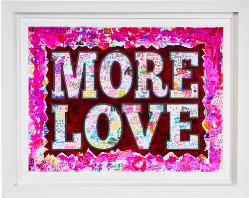 MORE LOVE III van Xavi Castel, Schilderij te koop op Singulart