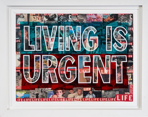 LIVING IS URGENT von Xavi Castel, Malerei kaufen auf Singulart