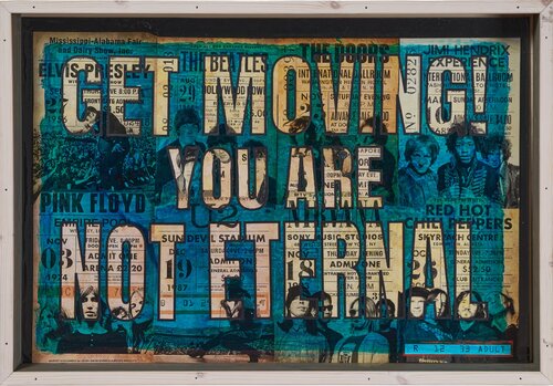 GET MOVING! YOU ARE NOT ETERNAL von Xavi Castel, Malerei kaufen auf Singulart