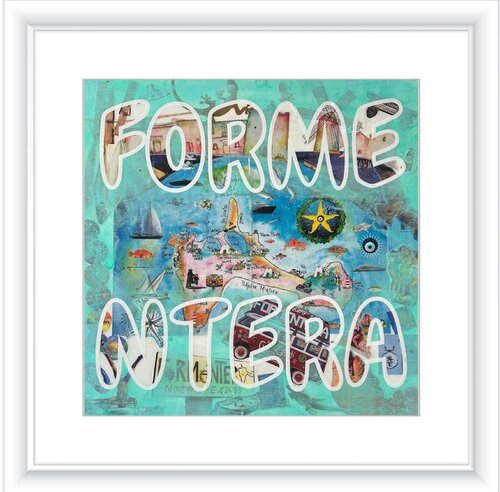 Formentera Ses Illetes von Xavi Castel, Zeichnungen kaufen auf Singulart
