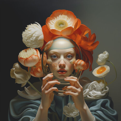 The Last Mask - fine art print di Inna Etuvgi, Digitale in vendita su Singulart