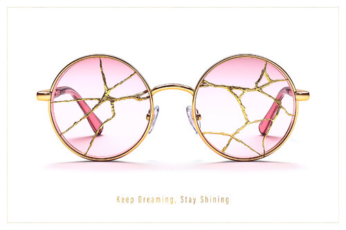 "Keep Dreaming, Stay Shining" - Matted Fine Art Print by Inna Etuvgi - Limited Edition Inspiring Wall Art by Inna Etuvgi, 디지털 for Sale on Singulart