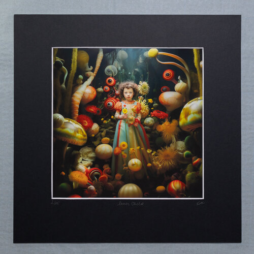Inner Child - matted fine art print by Inna Etuvgi van Inna Etuvgi, Digitaal te koop op Singulart