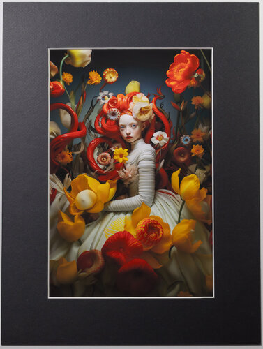 Bride - matted fine art print by Inna Etuvgi van Inna Etuvgi, Digitaal te koop op Singulart