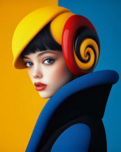 SSRIs: Back to Colours – Limited Edition Fine Art Print par Inna Etuvgi, Digital en vente sur Singulart