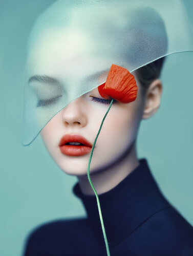 "TENDER TOUCH" Fine Art Print by Inna Etuvgi par Inna Etuvgi, Digital en vente sur Singulart