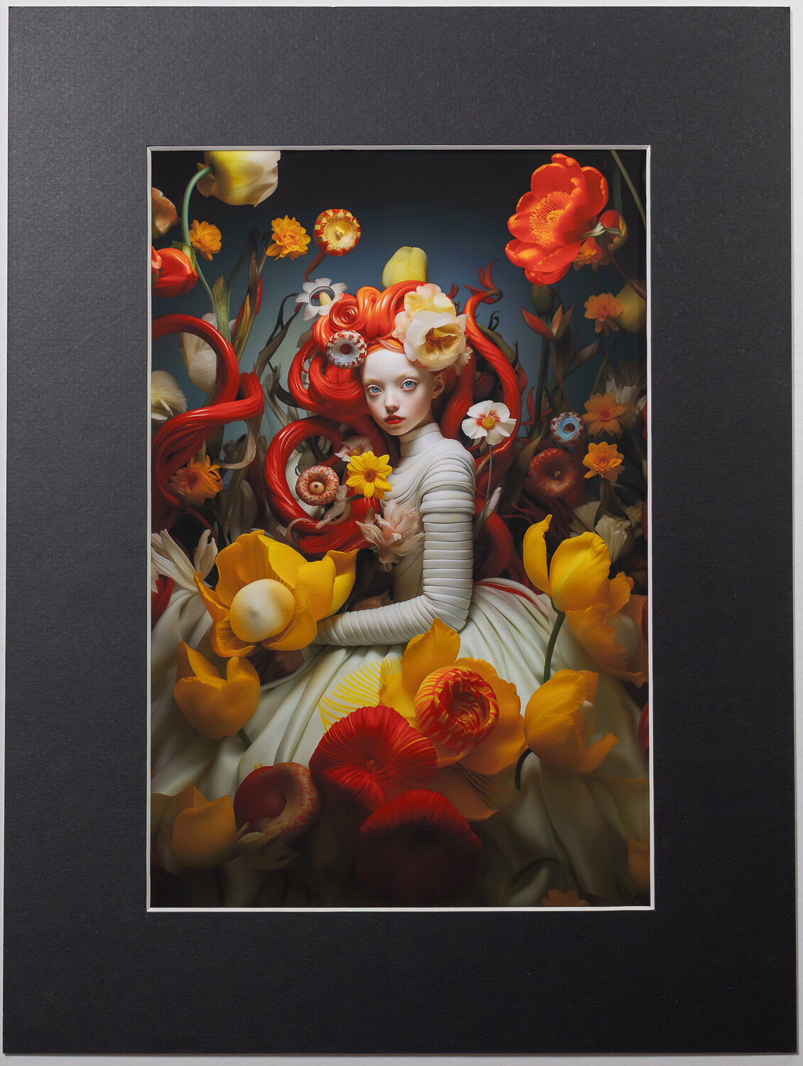 Bride - matted fine art print by Inna Etuvgi Inna Etuvgi Digital zu verkaufen
