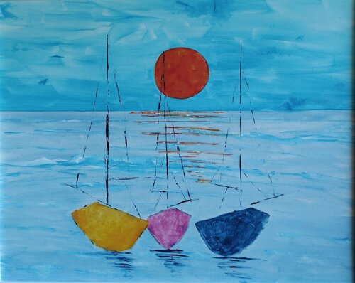 Alla Fonda van Diego Veneziani, Schilderij te koop op Singulart