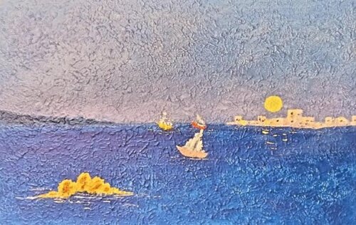 Scaglie di Mare van Diego Veneziani, Schilderij te koop op Singulart