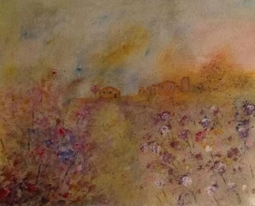 Al confine con l'anima van Diego Veneziani, Schilderij te koop op Singulart