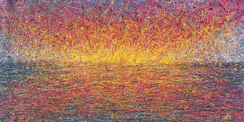 Immerse ourselves in von Nadiia Antoniuk, Malerei kaufen auf Singulart