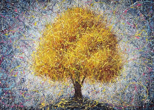 The Dance of Light di Nadiia Antoniuk, Pittura in vendita su Singulart