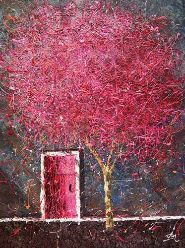 Petals of Time van Nadiia Antoniuk, Schilderij te koop op Singulart