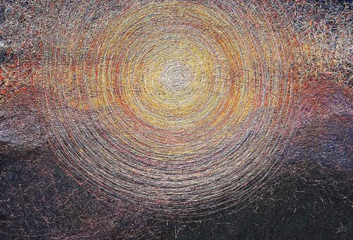 Way to the sun van Nadiia Antoniuk, Schilderij te koop op Singulart