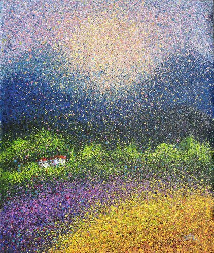 Fields of Dreams and Serenity van Nadiia Antoniuk, Schilderij te koop op Singulart