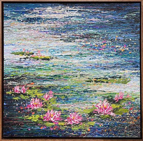 Lily Lake van Nadiia Antoniuk, Schilderij te koop op Singulart