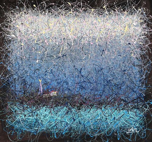Brief moment of light van Nadiia Antoniuk, Schilderij te koop op Singulart