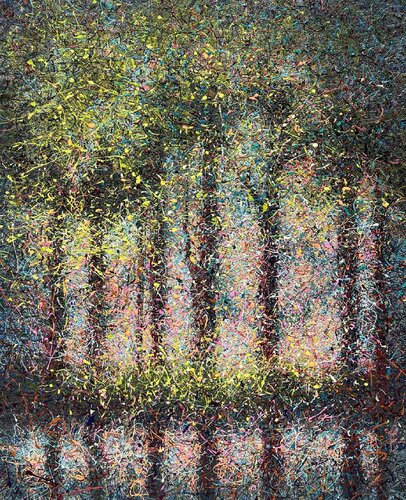 A Shimmering Instant van Nadiia Antoniuk, Schilderij te koop op Singulart
