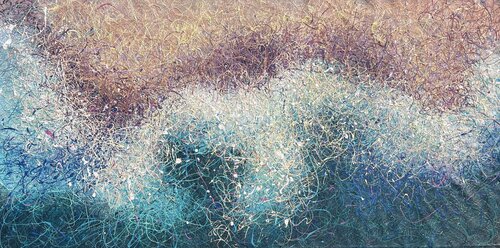 The Wave of Change van Nadiia Antoniuk, Schilderij te koop op Singulart