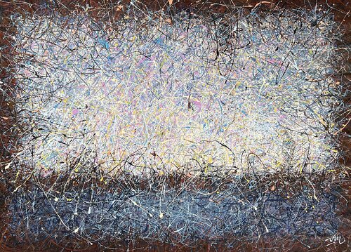 Blue heart of the planet 1 von Nadiia Antoniuk, Malerei kaufen auf Singulart