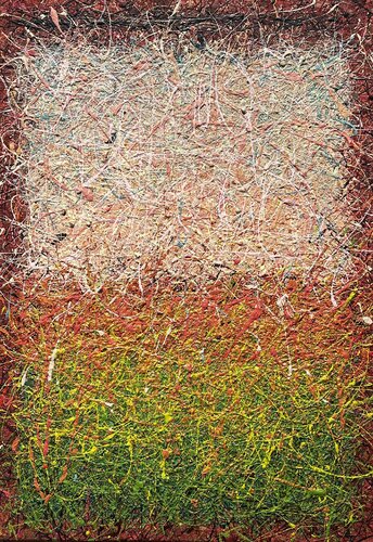 Blue haze van Nadiia Antoniuk, Schilderij te koop op Singulart