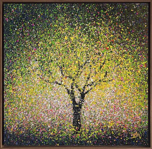 Luminous Spring - framed by Nadiia Antoniuk, Painting for Sale on Singulart