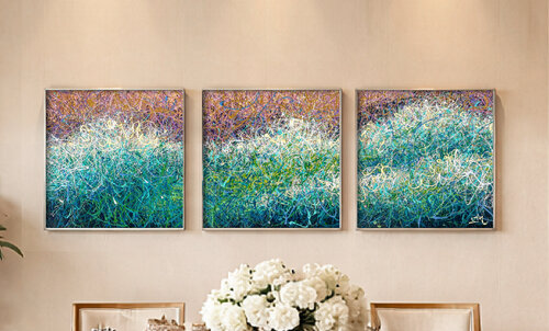 Azure Symphony de Nadiia Antoniuk, Pintura a la venta en Singulart