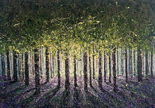 A Spring Meant for Two van Nadiia Antoniuk, Schilderij te koop op Singulart