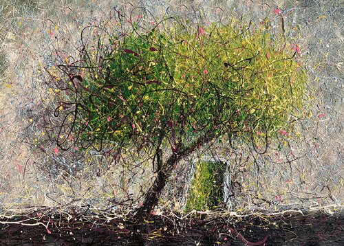 Dancing with Light par Nadiia Antoniuk, Peinture en vente sur Singulart