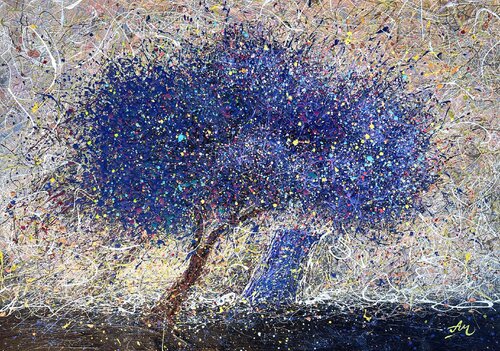 Dancing Cloud par Nadiia Antoniuk, Peinture en vente sur Singulart