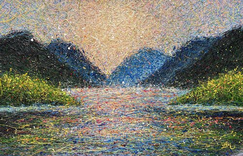 One Breath Away from the Sun van Nadiia Antoniuk, Schilderij te koop op Singulart
