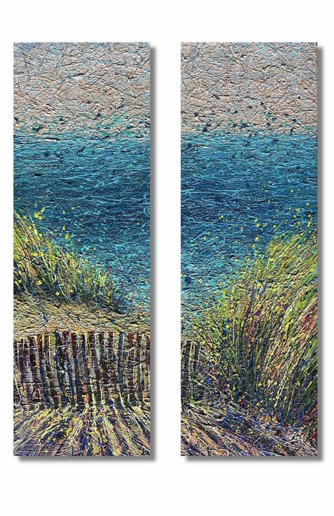 Salt & Stillness - Diptych Nadiia Antoniuk