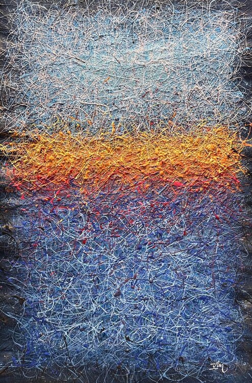What are you thinking about? - Mark Rothko and Jackson style style Nadiia Antoniuk
