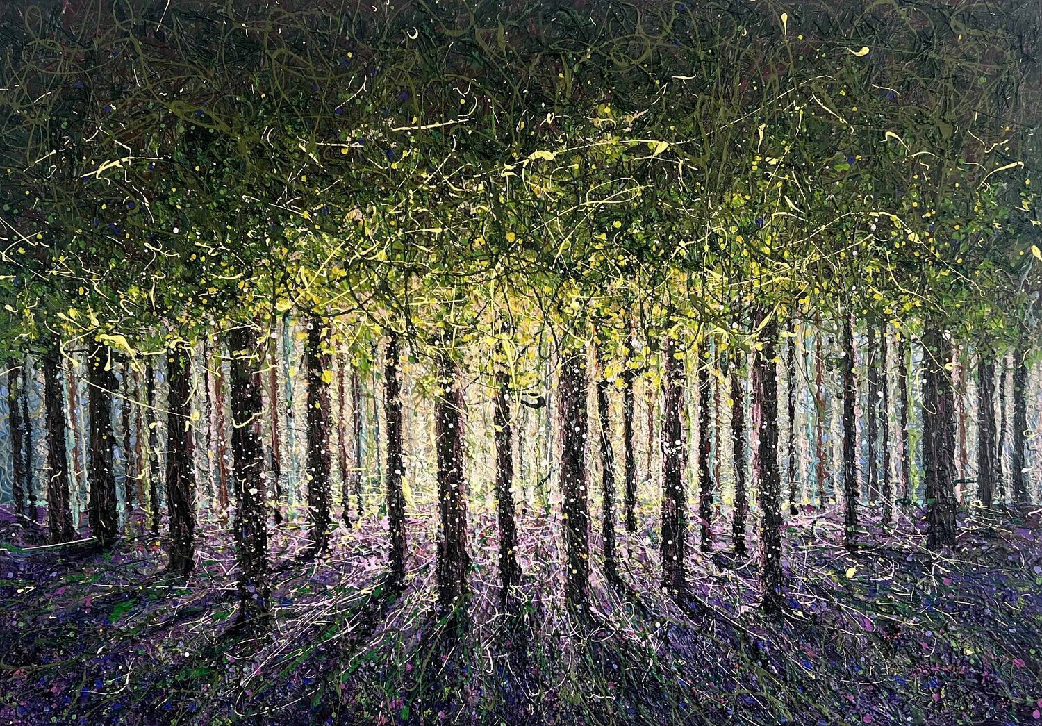 A Spring Meant for Two Nadiia Antoniuk Origineel schilderij te koop