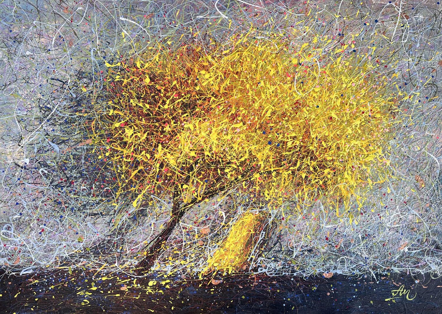 Dancing Soul Nadiia Antoniuk Peinture originale à vendre