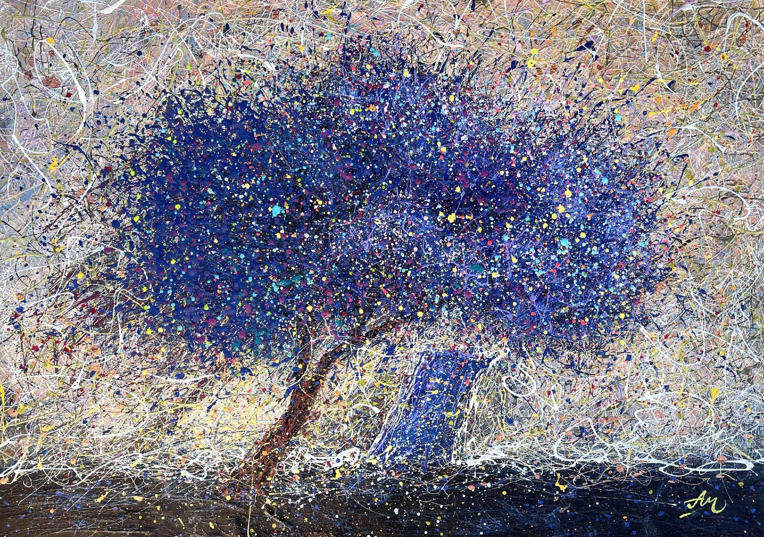 Dancing Cloud Nadiia Antoniuk Peinture originale à vendre