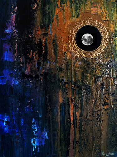 THE MOON AND THE HOLLOW TREE de Philippe Ceulemans, Digital a la venta en Singulart