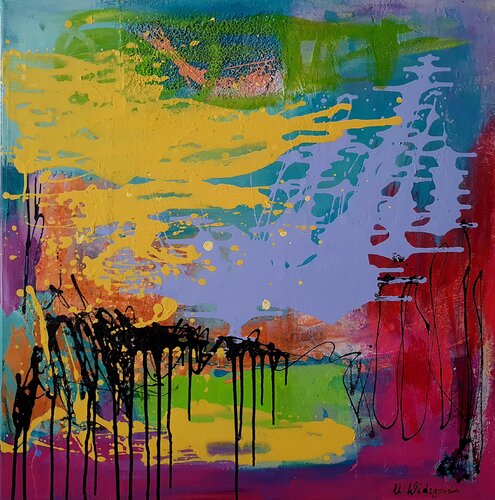 Farbklänge di Urszula Widzgowska, Pittura in vendita su Singulart