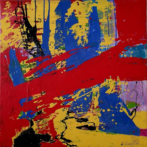 Jazzklänge di Urszula Widzgowska, Pittura in vendita su Singulart