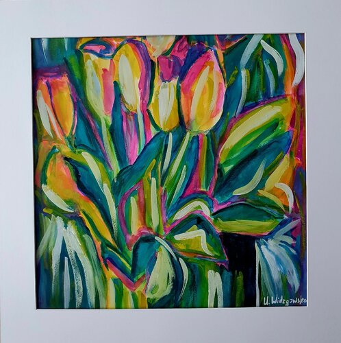 Tulpen von Urszula Widzgowska, Malerei kaufen auf Singulart